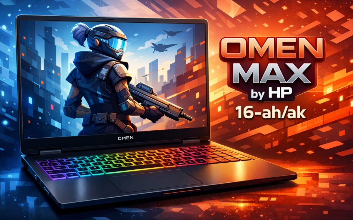 OMEN MAX by HP 16-ah/ak ゲーミングノートの外観イラスト